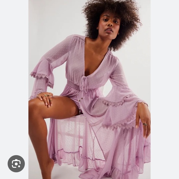 Free People Dresses & Skirts - Free People Intimately Daisy Maxi Bodysuit Dress, NWT Sz XS